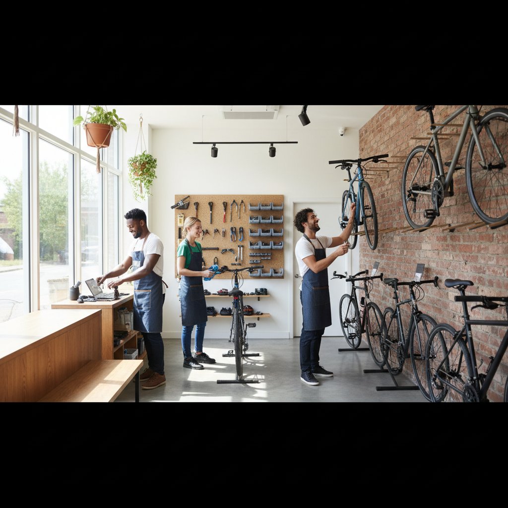 Dodasa bicycle rental shop in London