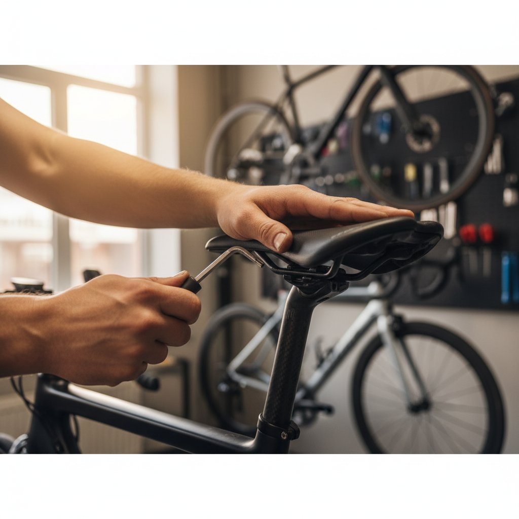 Bicycle maintenance at Dodasa workshop